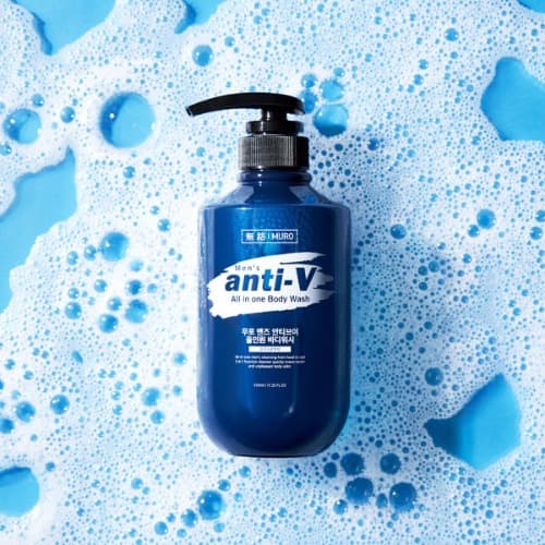 erkaklar uchun Anti-V "hammasi bir joyda" gel uchun dush hidi ko'k feromon, 510ml, 1 dona
