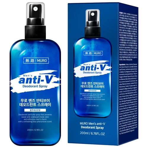 erkaklar uchun Anti-V dezodorant sprey, 1 dona, 200ml