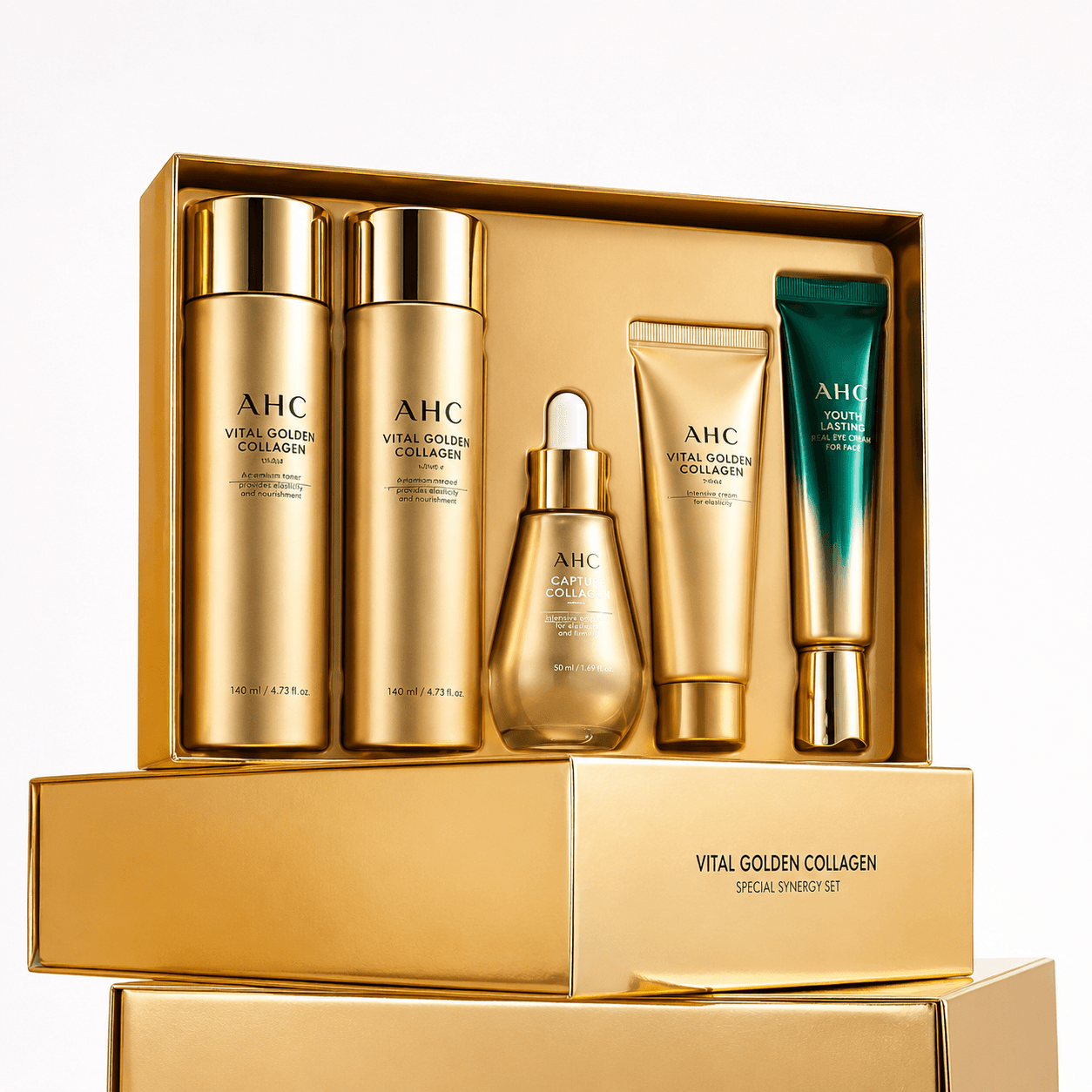 AHC Vital Golden Collagen Skin Care Set