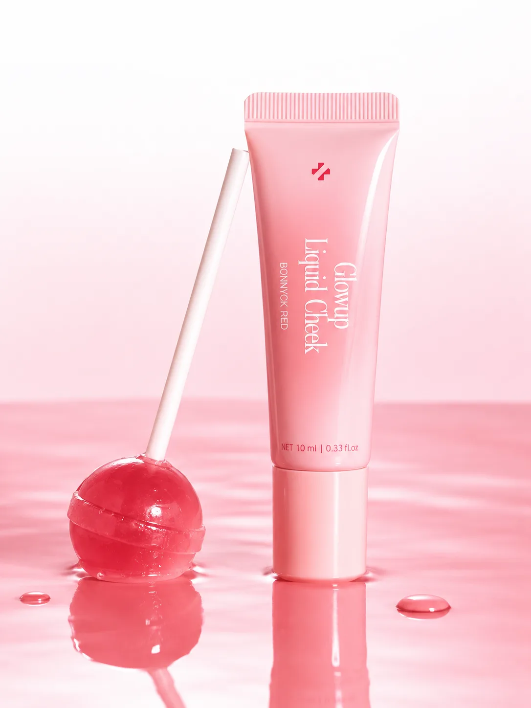 Glowing Liquid Blush Bouncy Red, 10ml