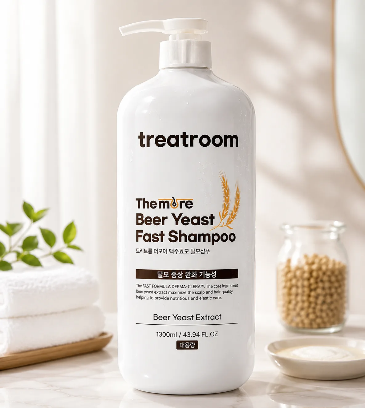 Demor Brewer's Yeast Extract Anti-Hair Loss Shampoo, 1030ml
